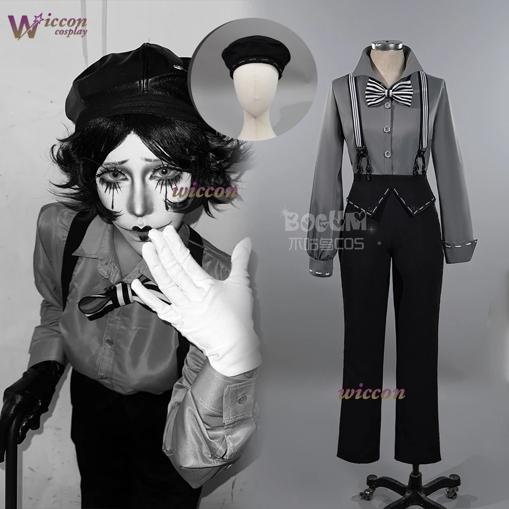 Identity V IDV Cléo Decroux Circus Performer Cosplay Costume Yellow Overalls Hat Shirt Set Halloween Party Role Play With Wig
Identity V IDV Cléo Decroux Circus Performer Cosplay Costume Yellow Overalls Hat Shirt Set Halloween Party Role Play With Wig