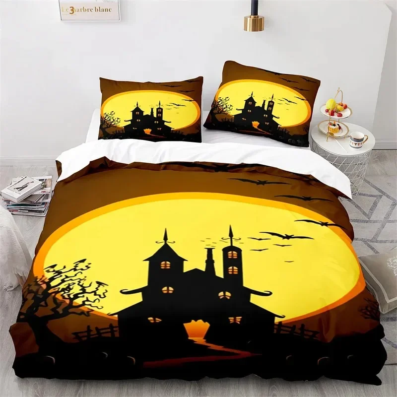 Halloween Cartoon Pumpkin Ghost Lantern Bedding Set Boys Girls Twin Queen Size Duvet Cover Pillowcase Bed Kids Adult
Halloween Cartoon Pumpkin Ghost Lantern Bedding Set Boys Girls Twin Queen Size Duvet Cover Pillowcase Bed Kids Adult