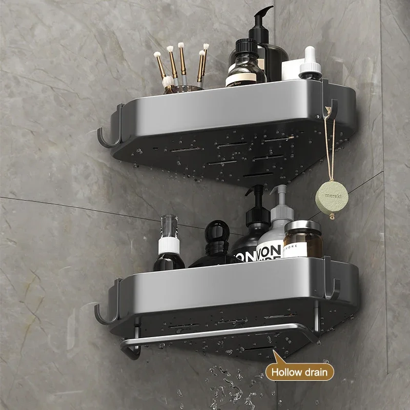 Bathroom Storage Rack Non Perforated Multi-layer Triangular Rack Bathroom Wall Mounted Toiletries Storage Rack
Bathroom Storage Rack Non Perforated Multi-layer Triangular Rack Bathroom Wall Mounted Toiletries Storage Rack