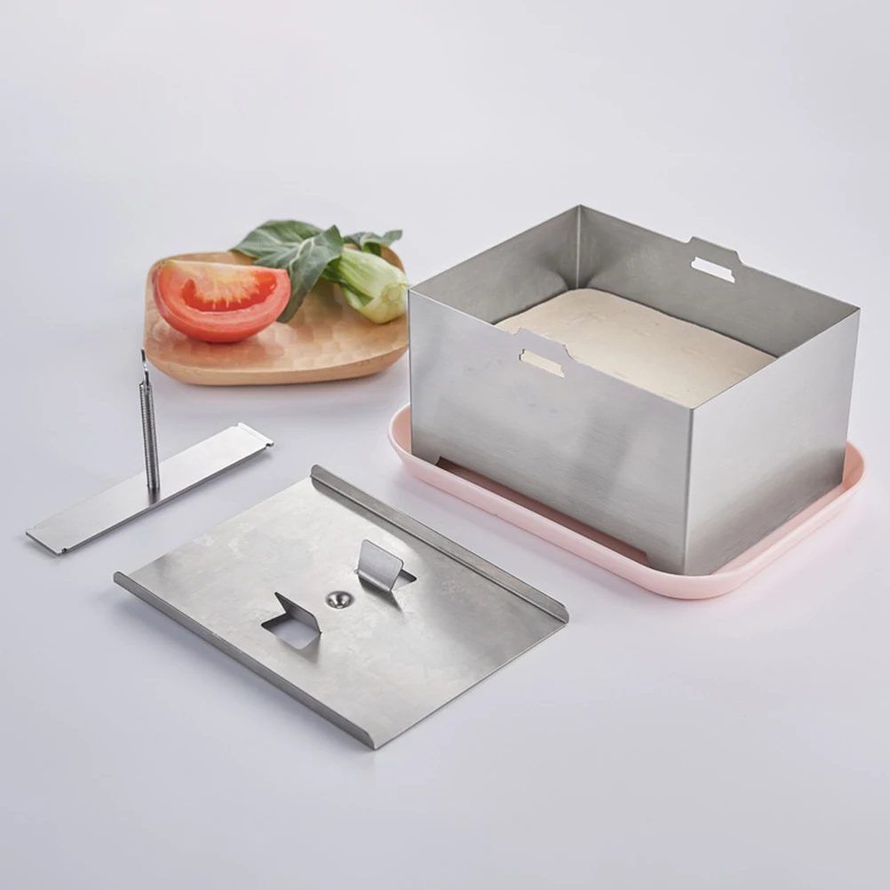 Stainless Steel Mold Press Mould Making Kit Squeezer Tool for Homemade Cottage Cheese Sturdy Kitchen for Bakers
Stainless Steel Mold Press Mould Making Kit Squeezer Tool for Homemade Cottage Cheese Sturdy Kitchen for Bakers