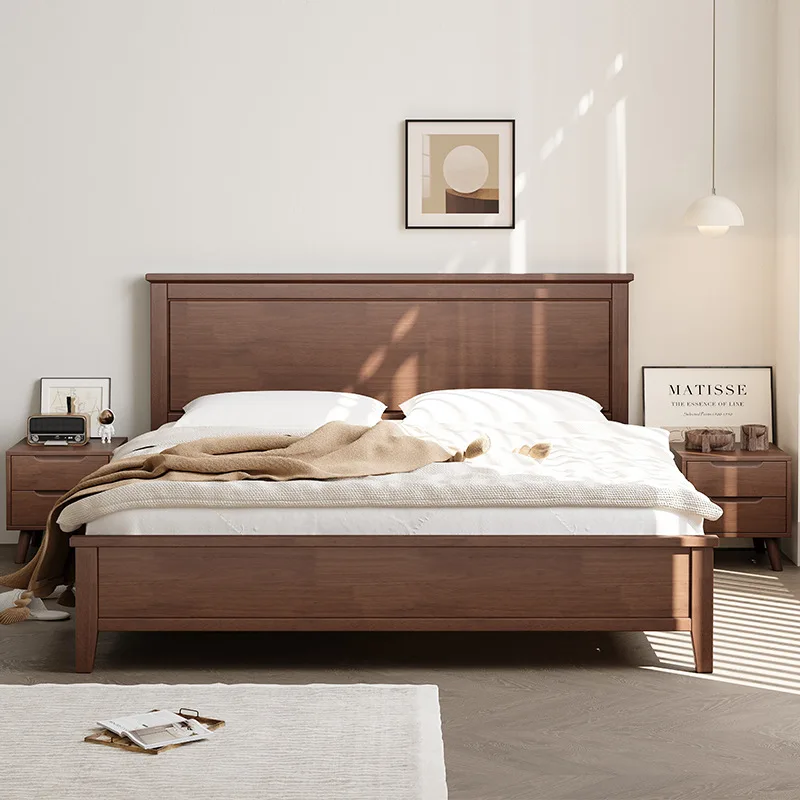Modern simple Nordic log 1.5m 1.8m Solid wood bed Cherry wood storage box bed Master bedroom double bed
Modern simple Nordic log 1.5m 1.8m Solid wood bed Cherry wood storage box bed Master bedroom double bed