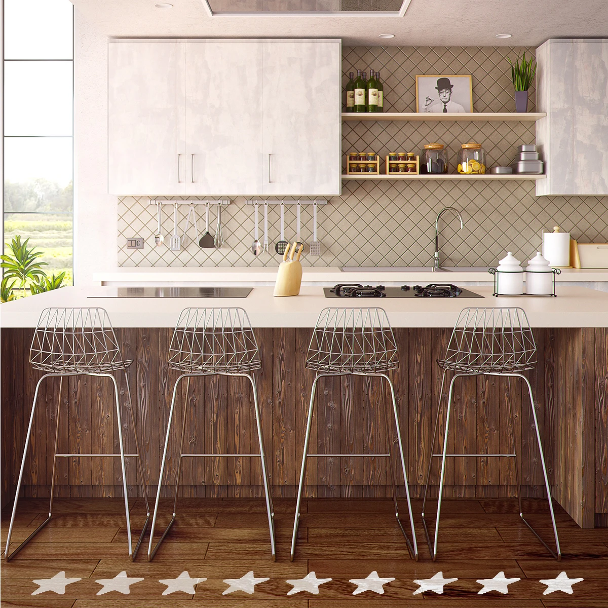 24pcs Premium Pvc Five-Pointed Star Treads for Stairs Anti- Elderly Safe Novel Simple Treads
24pcs Premium Pvc Five-Pointed Star Treads for Stairs Anti- Elderly Safe Novel Simple Treads