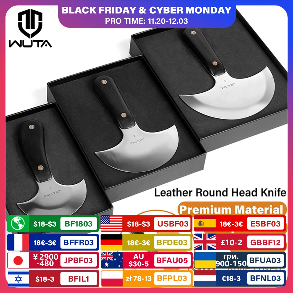 WUTA профессиональный кожаный нож ультра острая круглая головка ремесленные режущие инструменты DIY ручной работы кожаные инструменты для пожилых людей
WUTA профессиональный кожаный нож ультра острая круглая головка ремесленные режущие инструменты DIY ручной работы кожаные инструменты для пожилых людей