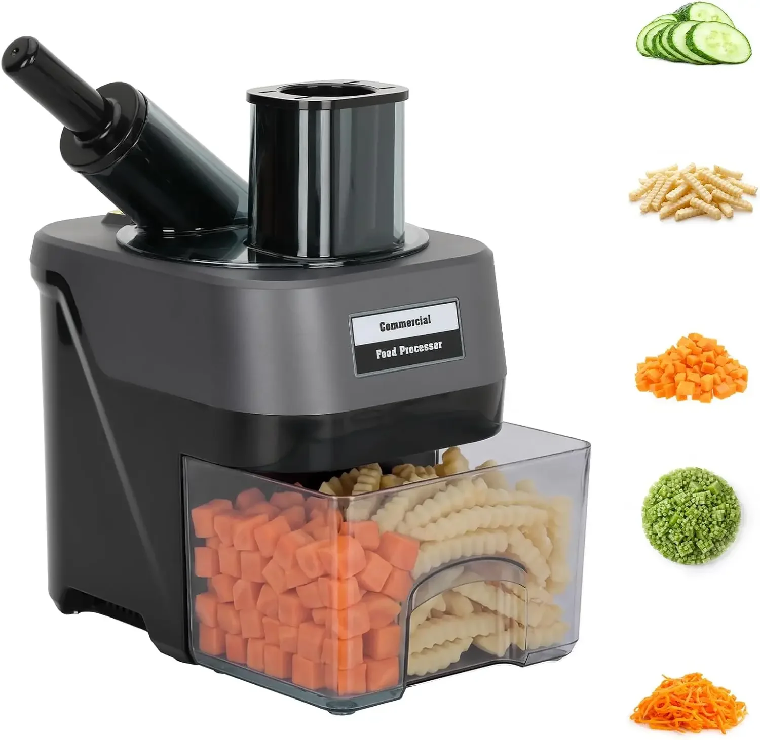 5-In-1 Electric Vegetable Chopper,Commercial Food Dicer,Veggie Food Dicer for Dicing, Slicing, Grating and Julienning,Multifunct
5-In-1 Electric Vegetable Chopper,Commercial Food Dicer,Veggie Food Dicer for Dicing, Slicing, Grating and Julienning,Multifunct