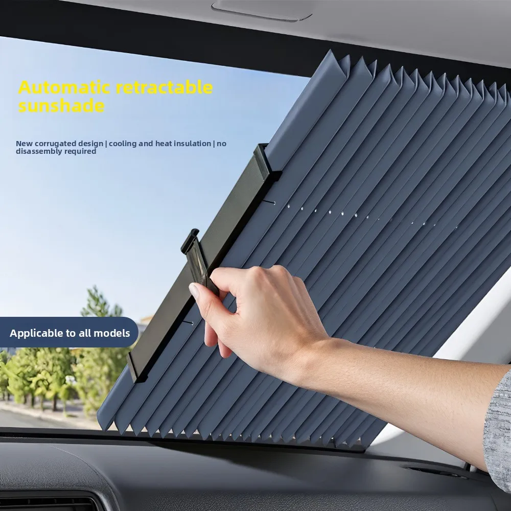 Summer Auto Windshield Sunshade Suction Cup Type Car Window Curtain UV Block Heat Insulation
Summer Auto Windshield Sunshade Suction Cup Type Car Window Curtain UV Block Heat Insulation