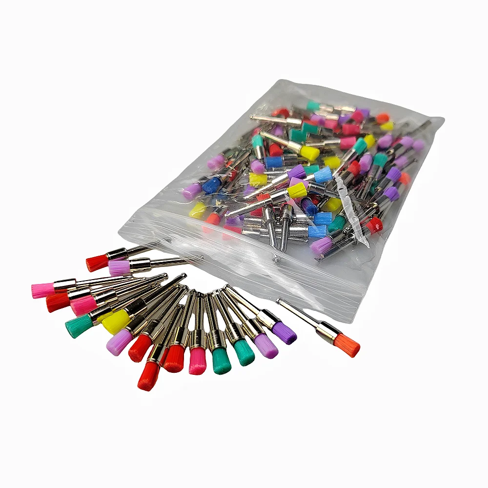 Disposable Prophy Brush | Flat Head Nylon Bristles for Dental Polishing | Teeth Stain Removal | 100pcs Pack
Disposable Prophy Brush | Flat Head Nylon Bristles for Dental Polishing | Teeth Stain Removal | 100pcs Pack