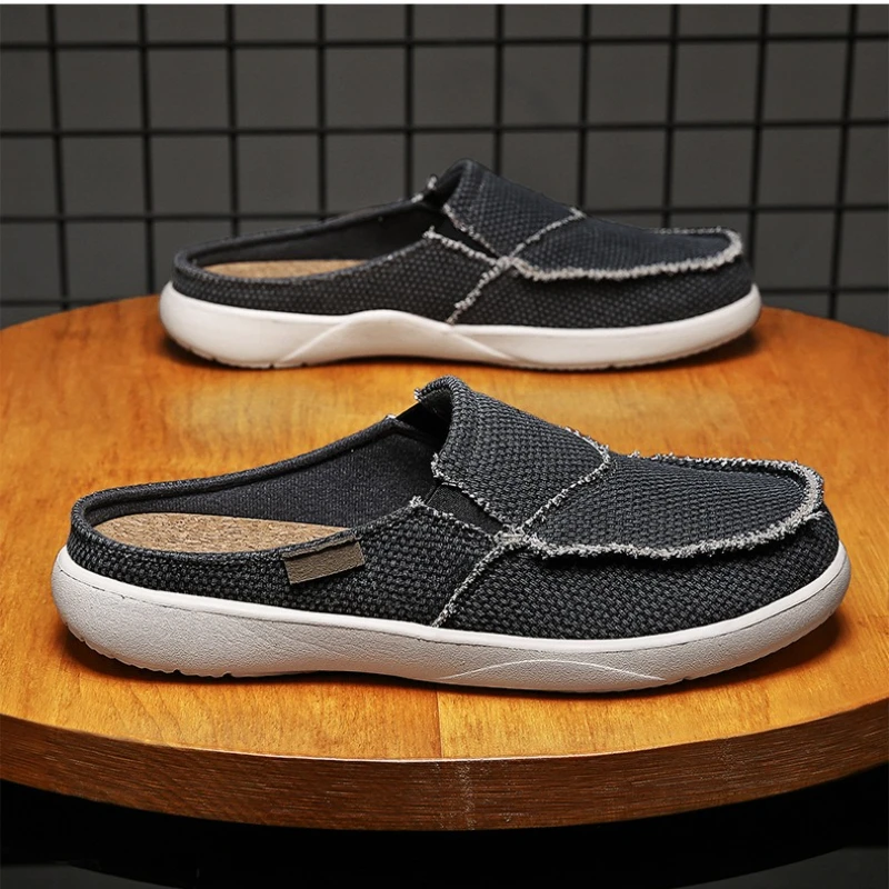 Men's large size lazy half slippers lightweight summer casual Baotou a stirrup wear driving shoes
Men's large size lazy half slippers lightweight summer casual Baotou a stirrup wear driving shoes