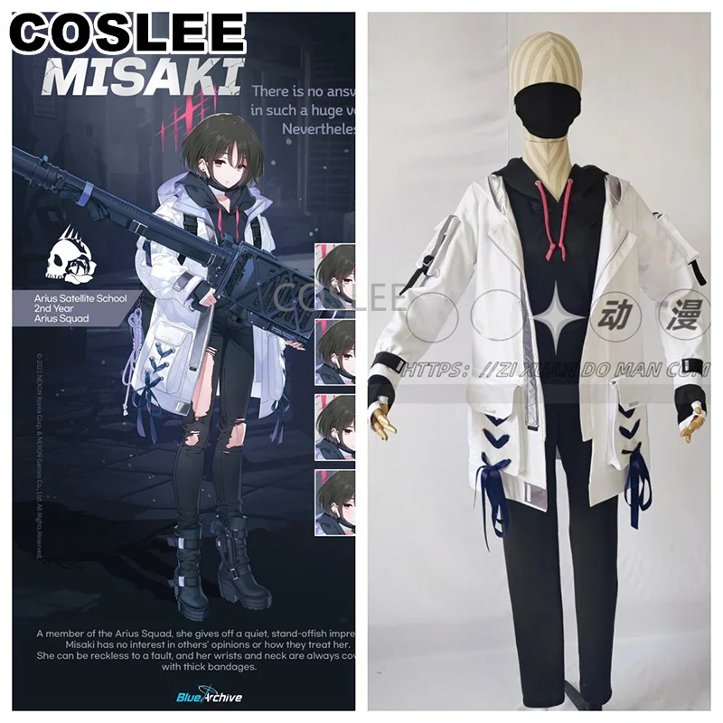 COSLEE Blue Archive Misaki Cosplay Costume Handsome Uniform Game Suit Long Coat Halloween Party Outfit Men Customized New 2023
COSLEE Blue Archive Misaki Cosplay Costume Handsome Uniform Game Suit Long Coat Halloween Party Outfit Men Customized New 2023