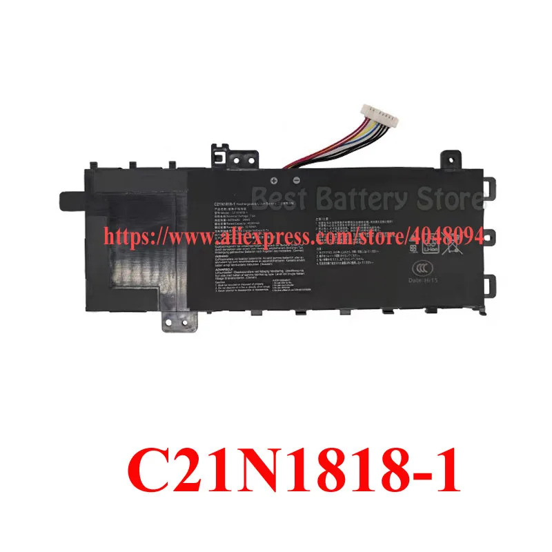 C21N1818 B21N1818 Laptop Battery For ASUS VivoBook 17 X712 X712FA X712FB B21N1818-2 C21N1818-1 B21N1818-3 B21N1818-1 
C21N1818 B21N1818 Laptop Battery For ASUS VivoBook 17 X712 X712FA X712FB B21N1818-2 C21N1818-1 B21N1818-3 B21N1818-1