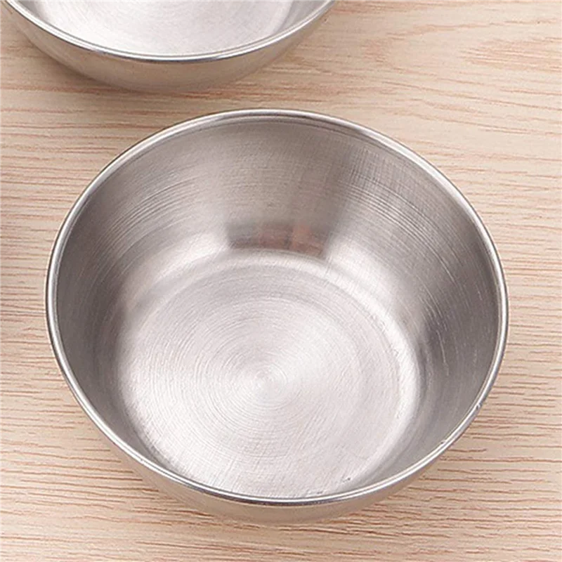 16Pcs Stainless Steel Sauce Dishes Round Seasoning Dishes Sushi Dipping Bowl Saucers Bowl Mini Appetizer Plates
16Pcs Stainless Steel Sauce Dishes Round Seasoning Dishes Sushi Dipping Bowl Saucers Bowl Mini Appetizer Plates
