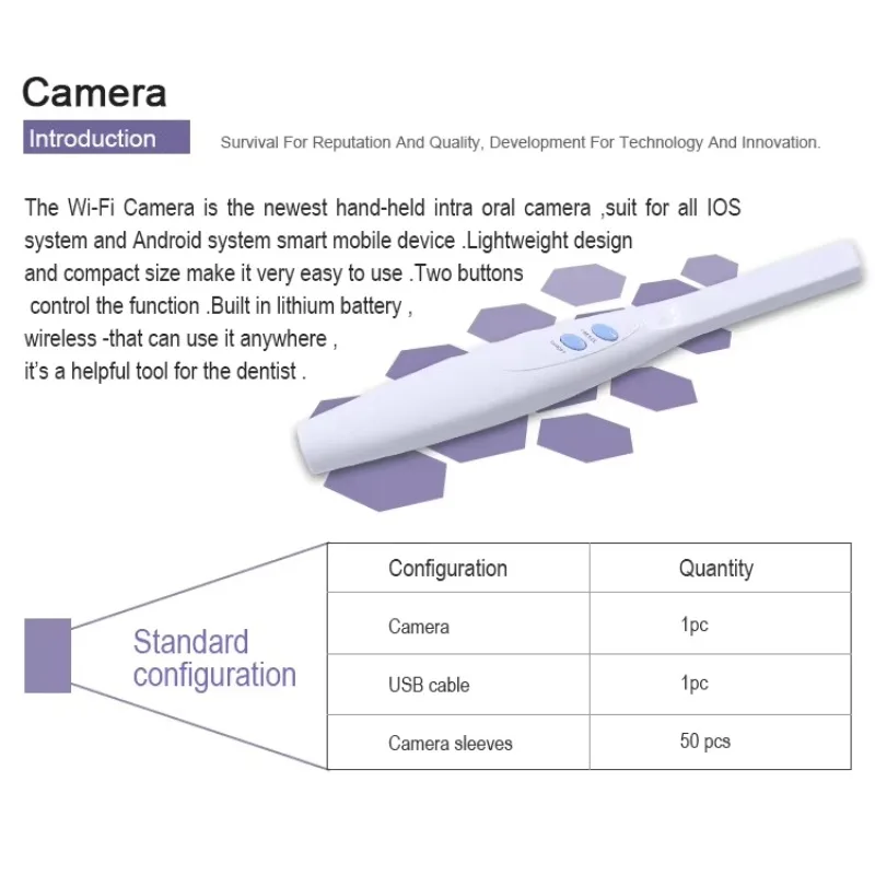 CF-682 Super Cam WI-FI USB Video VGA Output Denta Camera Best Teeth Whitening Toothpaste
CF-682 Super Cam WI-FI USB Video VGA Output Denta Camera Best Teeth Whitening Toothpaste