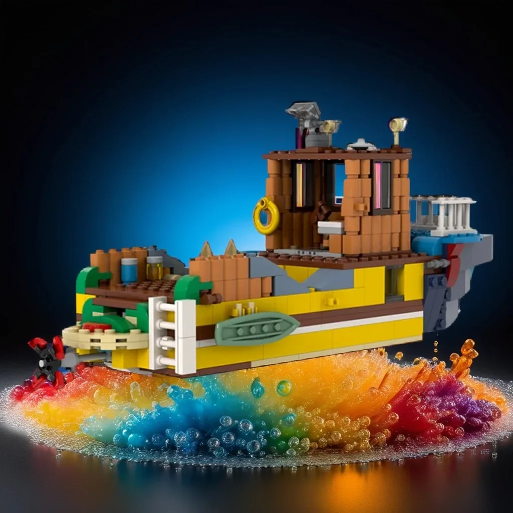 457 PCS MOC Creator 31118 Alternative Build Old Cutter Vintage Sailboat Ship Model DIY Model Building Blocks Birthday Toys Gift
457 PCS MOC Creator 31118 Alternative Build Old Cutter Vintage Sailboat Ship Model DIY Model Building Blocks Birthday Toys Gift