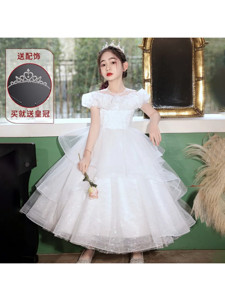 2025Girls' Light Luxury High-End Host Summer Piano Performance Dress
2025Girls' Light Luxury High-End Host Summer Piano Performance Dress