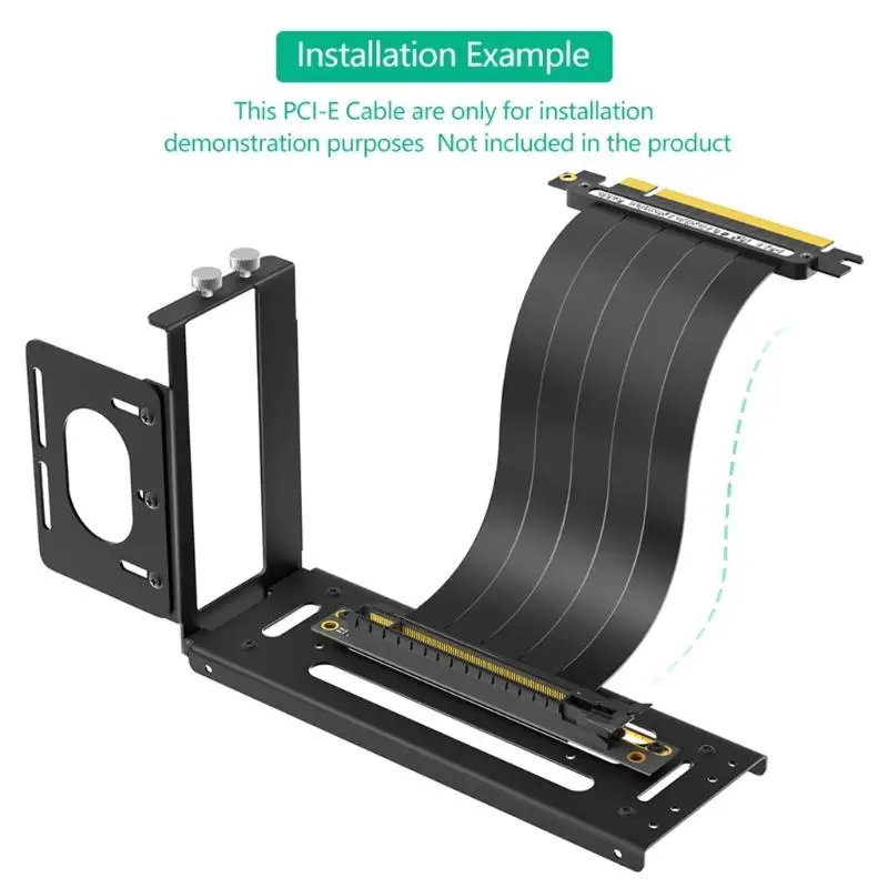 R53C Metal VGA Stand For Vertical GPU Mounting Secure Positioning In Computer Case Simple Setups
R53C Metal VGA Stand For Vertical GPU Mounting Secure Positioning In Computer Case Simple Setups