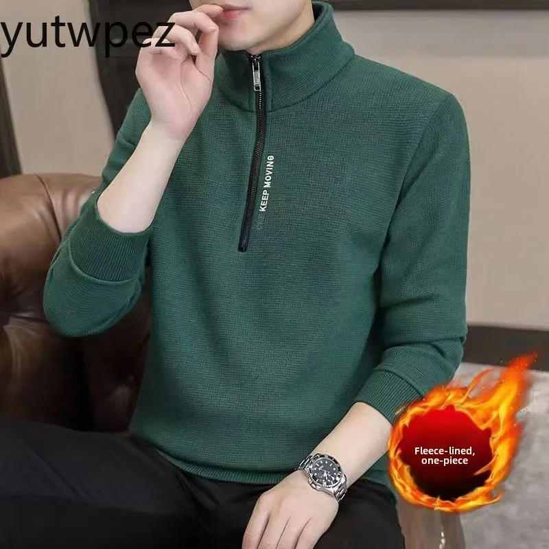 Outdoor Hiking Clothing Turtleneck Fishing Fashion Sports Knitwear Chunky Half Zipper Thickening Warm Sweater Cycling Camping
Outdoor Hiking Clothing Turtleneck Fishing Fashion Sports Knitwear Chunky Half Zipper Thickening Warm Sweater Cycling Camping