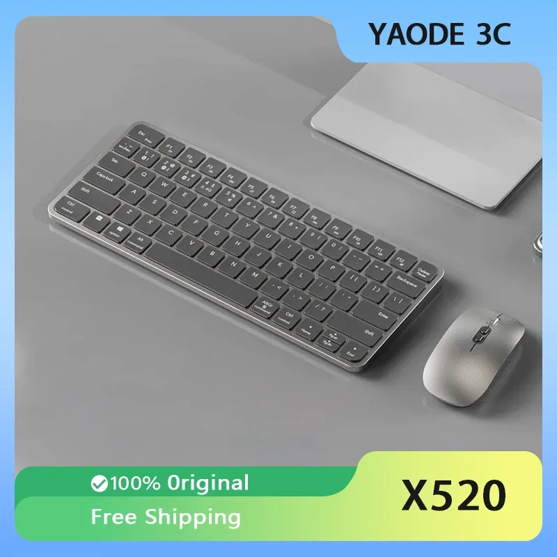 X520 Беспроводная Bluetooth-клавиатура и мышь для Apple Ipad Бесшумный планшет Ноутбук Офис Малый размер Двухрежимная клавиатура
X520 Беспроводная Bluetooth-клавиатура и мышь для Apple Ipad Бесшумный планшет Ноутбук Офис Малый размер Двухрежимная клавиатура