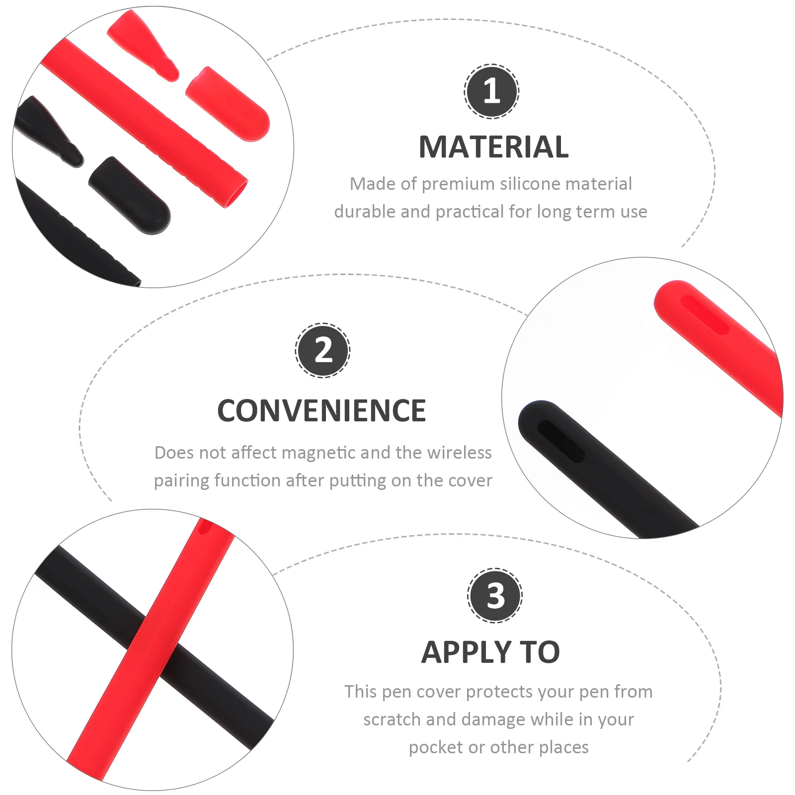 2 set 2 Sets Silicone Pen Sleeve For Pencil 2 Durable Protective Cover Stylus Body Sleeve Pencil Cap Protector Touch Pen
2 set 2 Sets Silicone Pen Sleeve For Pencil 2 Durable Protective Cover Stylus Body Sleeve Pencil Cap Protector Touch Pen