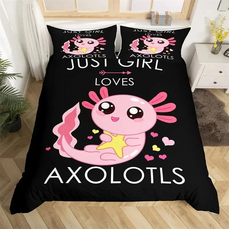 Cartoon Axolotl Duvet Cover Full For Kids Boys Girls Toddlers Kawaii Axolotl Bedding Set Cute Sea Weed Coastal Comforter Cover
Cartoon Axolotl Duvet Cover Full For Kids Boys Girls Toddlers Kawaii Axolotl Bedding Set Cute Sea Weed Coastal Comforter Cover
