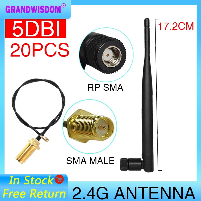 Антенна GRANDWISDOM, 20 шт., 2,4G, 5 дБи, sma, wlan, Wi-Fi, ipex, 1, 4 оловянных кабеля 21 см, 2,4 ГГц, антенна, pbx, iot модуль, маршрутизаторная антенна
Антенна GRANDWISDOM, 20 шт., 2,4G, 5 дБи, sma, wlan, Wi-Fi, ipex, 1, 4 оловянных кабеля 21 см, 2,4 ГГц, антенна, pbx, iot модуль, маршрутизаторная антенна
