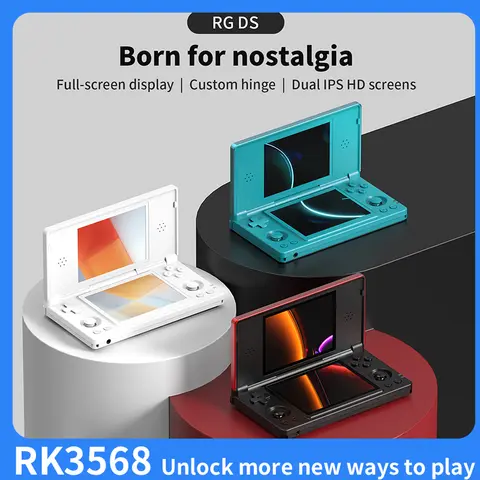  RG DS Handheld Game Console 4" IPS Dual Screen  2025 new model, Android 14, comes with gifts, portable handheld game console