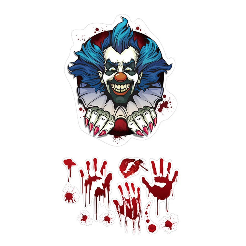 Halloween Circus Clown Stickers Happy Day Themed Toilet Seat Decor Bathroom Bloody Decals Creative Hand Handprint
Halloween Circus Clown Stickers Happy Day Themed Toilet Seat Decor Bathroom Bloody Decals Creative Hand Handprint