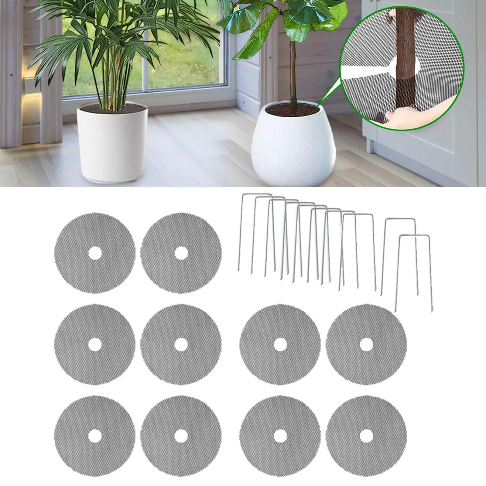 10 Pieces Plant Pots Protector Covers Indoor Mesh Cover Protection Planter Shield Cuttable Flowerpot Netting Plant Pot Guard
10 Pieces Plant Pots Protector Covers Indoor Mesh Cover Protection Planter Shield Cuttable Flowerpot Netting Plant Pot Guard