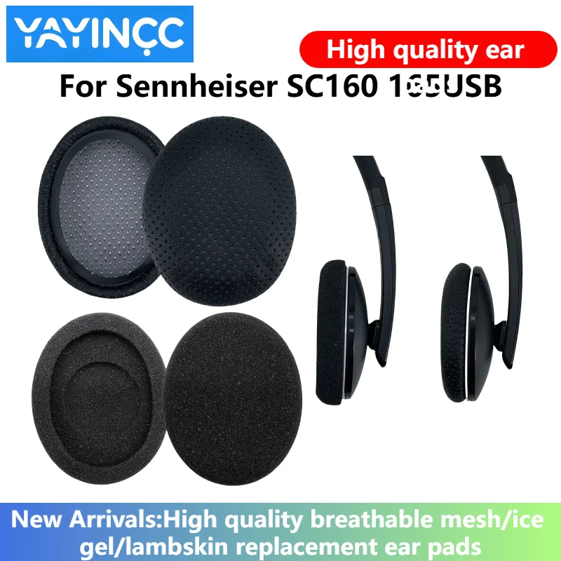 YAYINCC Replacement Protein Leather memory foam Ear Pads Cushion Cover Earpads For Sennheiser SC160 165USB Headset
YAYINCC Replacement Protein Leather memory foam Ear Pads Cushion Cover Earpads For Sennheiser SC160 165USB Headset