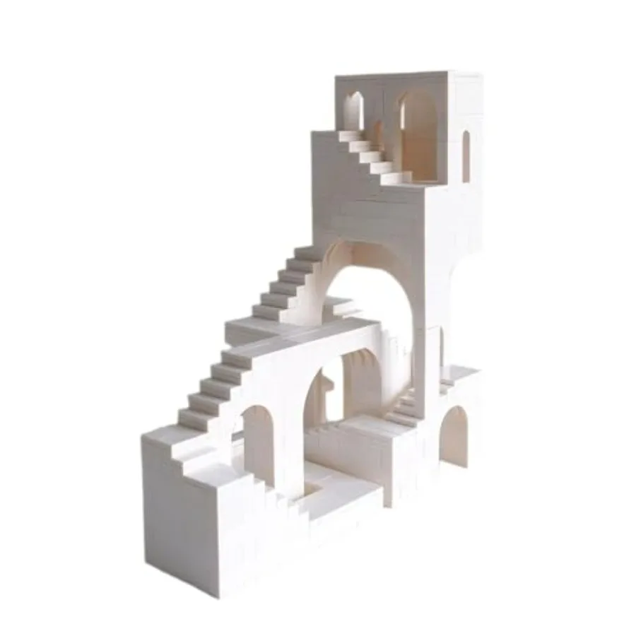 Конструктор White Steps Castle: Архитектурные блоки для взрослых, современный дизайн с гладкими краями и прочным материалом
Конструктор White Steps Castle: Архитектурные блоки для взрослых, современный дизайн с гладкими краями и прочным материалом