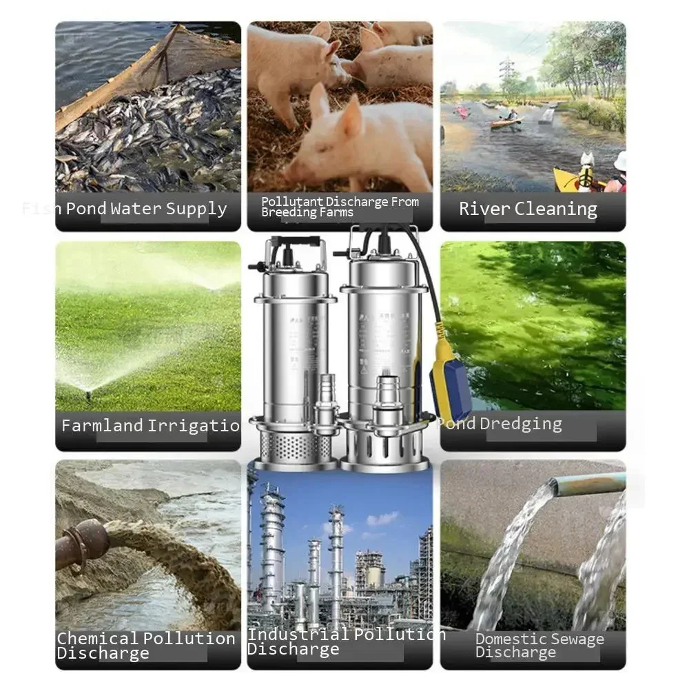 220V 380V 1.1KW High Lift 304 Stainless Steel Clear Water Pump Sewage Pump Submersible Pump Corrosion-resistant For Irrigation
220V 380V 1.1KW High Lift 304 Stainless Steel Clear Water Pump Sewage Pump Submersible Pump Corrosion-resistant For Irrigation