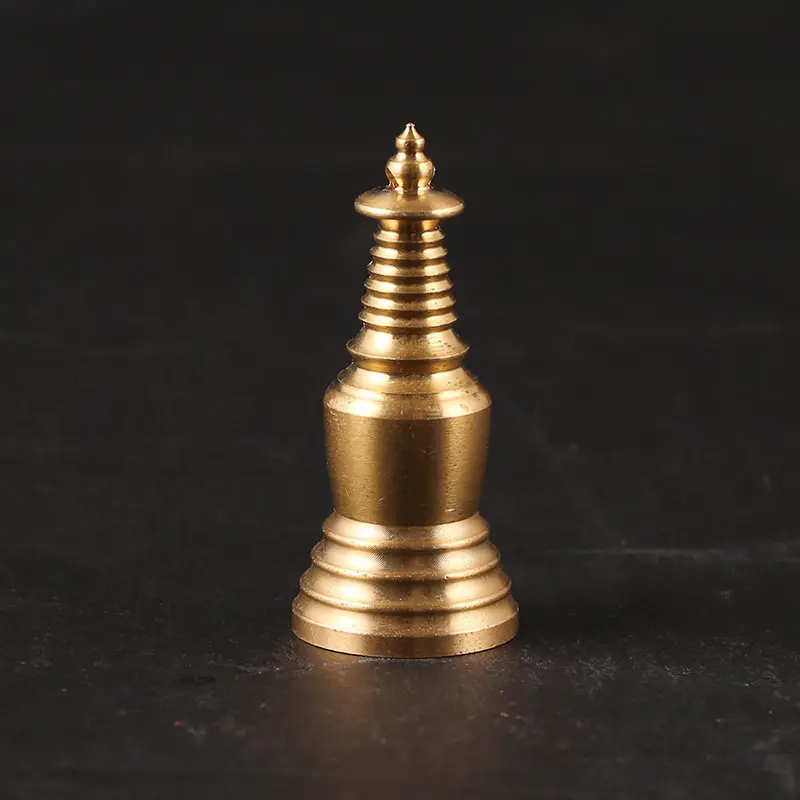 Classical copper carvings retro mini pagoda ornaments hanging decorations Buddhist supplies modern exquisite handicraft
Classical copper carvings retro mini pagoda ornaments hanging decorations Buddhist supplies modern exquisite handicraft