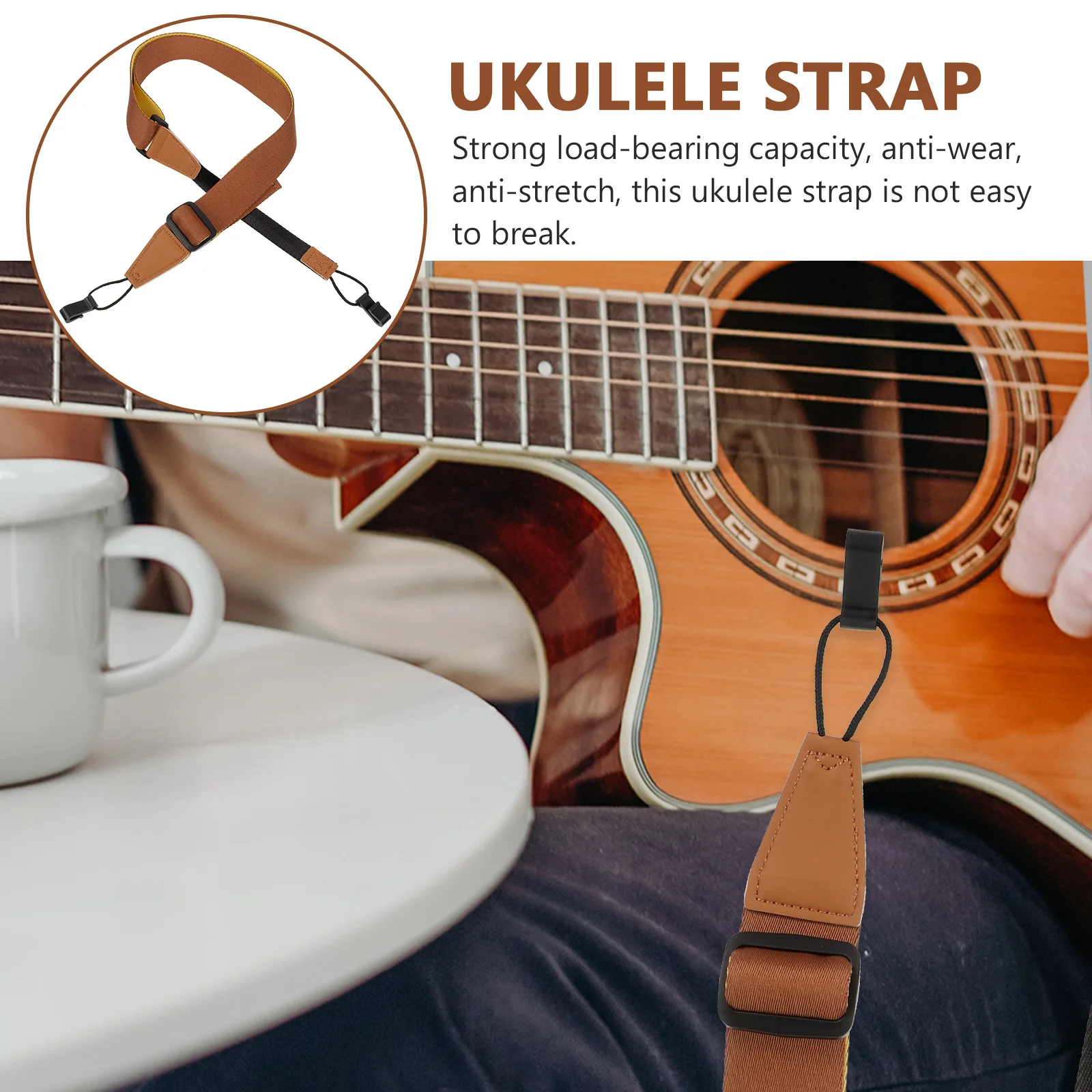 Adjustable Ukulele Wear-Resistant Universal Guitar Belt No Drilling Easy Install Double Hook Oxford Cloth Durable Instrument
Adjustable Ukulele Wear-Resistant Universal Guitar Belt No Drilling Easy Install Double Hook Oxford Cloth Durable Instrument