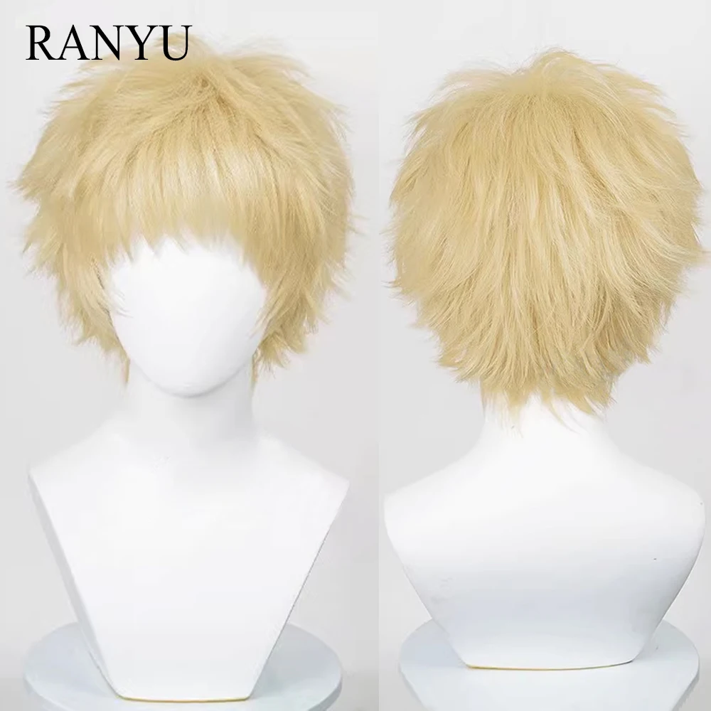 RANYU Anime Wig Synthetic Short Curly Blonde Yellow Cosplay Hair Heat Resistant Wig for Party
RANYU Anime Wig Synthetic Short Curly Blonde Yellow Cosplay Hair Heat Resistant Wig for Party