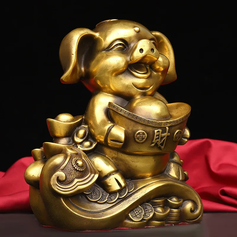 Люминесцентные латунные украшения Guyunzhai Ruyi, домашний декор из свиной шкуры в форме коричневого литона, двенадцати знаков зодиака, свиньи
Люминесцентные латунные украшения Guyunzhai Ruyi, домашний декор из свиной шкуры в форме коричневого литона, двенадцати знаков зодиака, свиньи