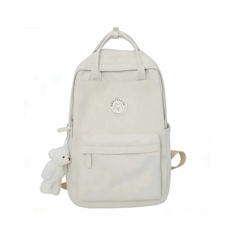 Solid Large Capacity Student Backpack Zipper Nylon Academy Girl's School Bag Multiple Colors Multi-Pocket
Solid Large Capacity Student Backpack Zipper Nylon Academy Girl's School Bag Multiple Colors Multi-Pocket