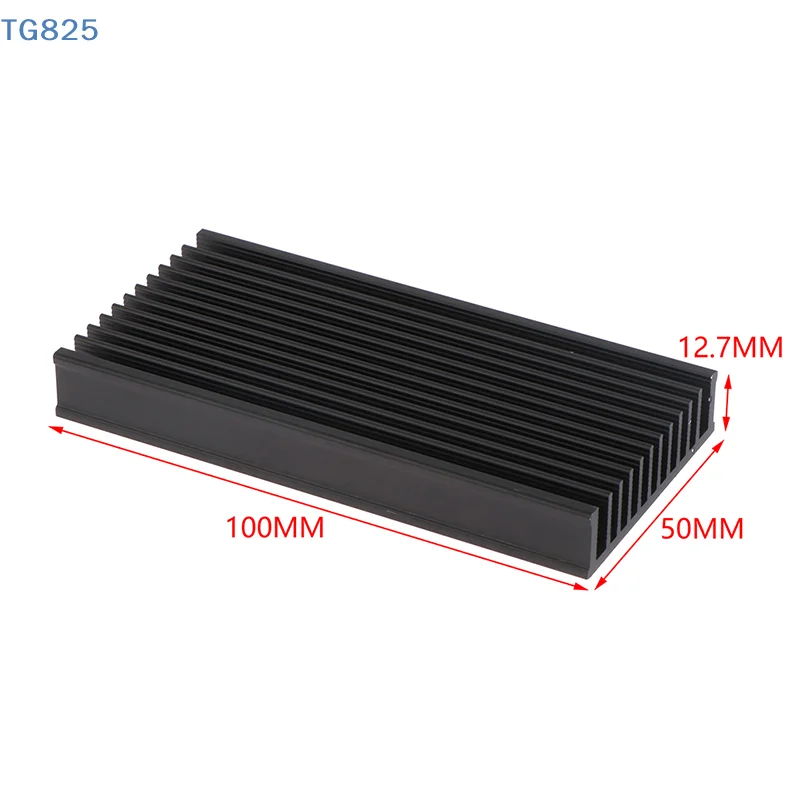 【AN】【AN】1Pc 50*100*12.7mm Aluminum Heatsink Cooler Radiator For High Power LED IC Fan Power Amplifier Heat Sink
【AN】【AN】1Pc 50*100*12.7mm Aluminum Heatsink Cooler Radiator For High Power LED IC Fan Power Amplifier Heat Sink