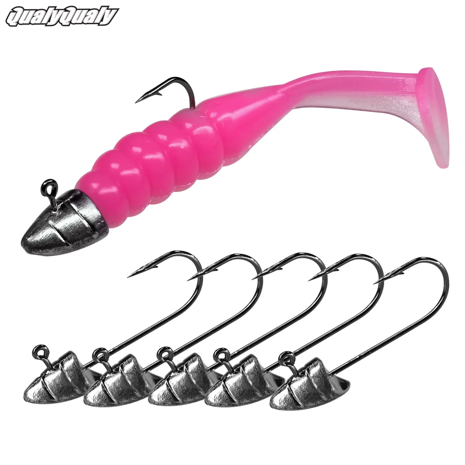 20pcs 1.8g 2.5g 3.5g Lead Head Hooks For Soft Lures Freshwater Mini Fishing Jig Heads Hooks High Carbon Steel Barbed Hook
20pcs 1.8g 2.5g 3.5g Lead Head Hooks For Soft Lures Freshwater Mini Fishing Jig Heads Hooks High Carbon Steel Barbed Hook