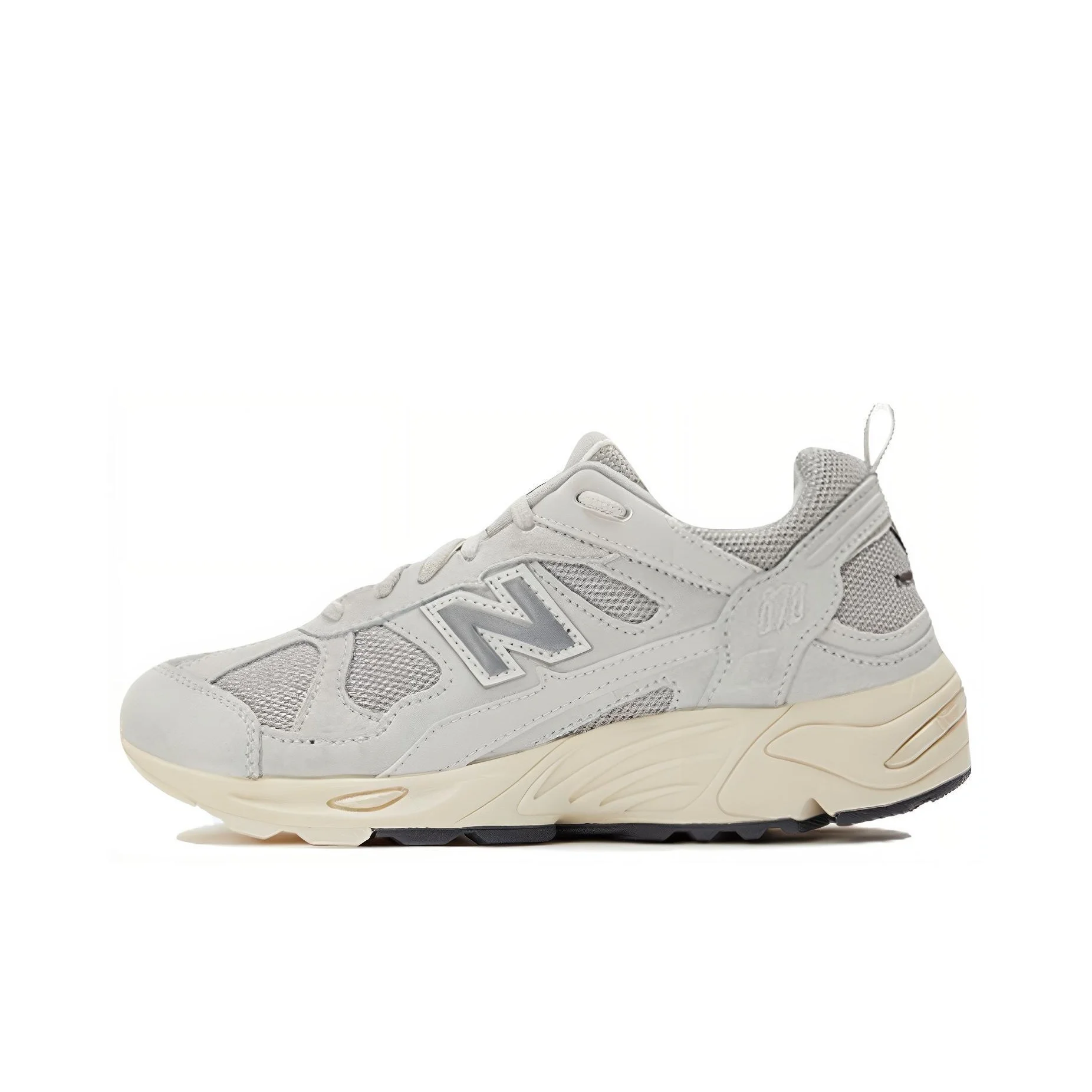 New Balance NB 878, mesh and leather upper, shock-absorbing and durable, casual lifestyle shoe, light gray with a cement underto
New Balance NB 878, mesh and leather upper, shock-absorbing and durable, casual lifestyle shoe, light gray with a cement underto