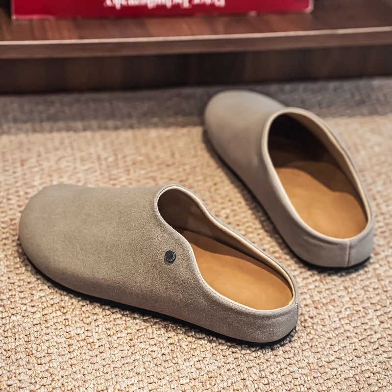 Мужские летние уличные противоскользящие дышащие ленивые одноступенчатые тапочки без бота, мягкие офисные тапочки с покрытием головы f
Мужские летние уличные противоскользящие дышащие ленивые одноступенчатые тапочки без бота, мягкие офисные тапочки с покрытием головы f