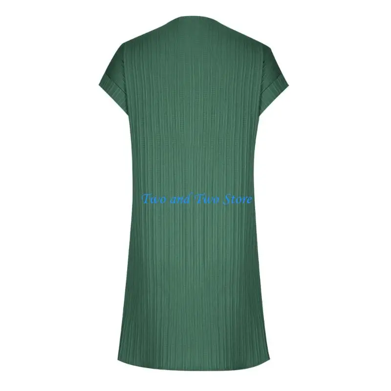 HX6F Summer Dresses for Women Casual Button V Neck Short Sleeve Tunics Trendy A Line Ribbed Mini Work T Shirt Dress
HX6F Summer Dresses for Women Casual Button V Neck Short Sleeve Tunics Trendy A Line Ribbed Mini Work T Shirt Dress