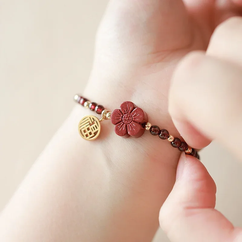 Natural Ore Purple Gold Sand Bracelet Garnet Small Safflower This Year of Life Transfer Jewelry Bracelet
Natural Ore Purple Gold Sand Bracelet Garnet Small Safflower This Year of Life Transfer Jewelry Bracelet