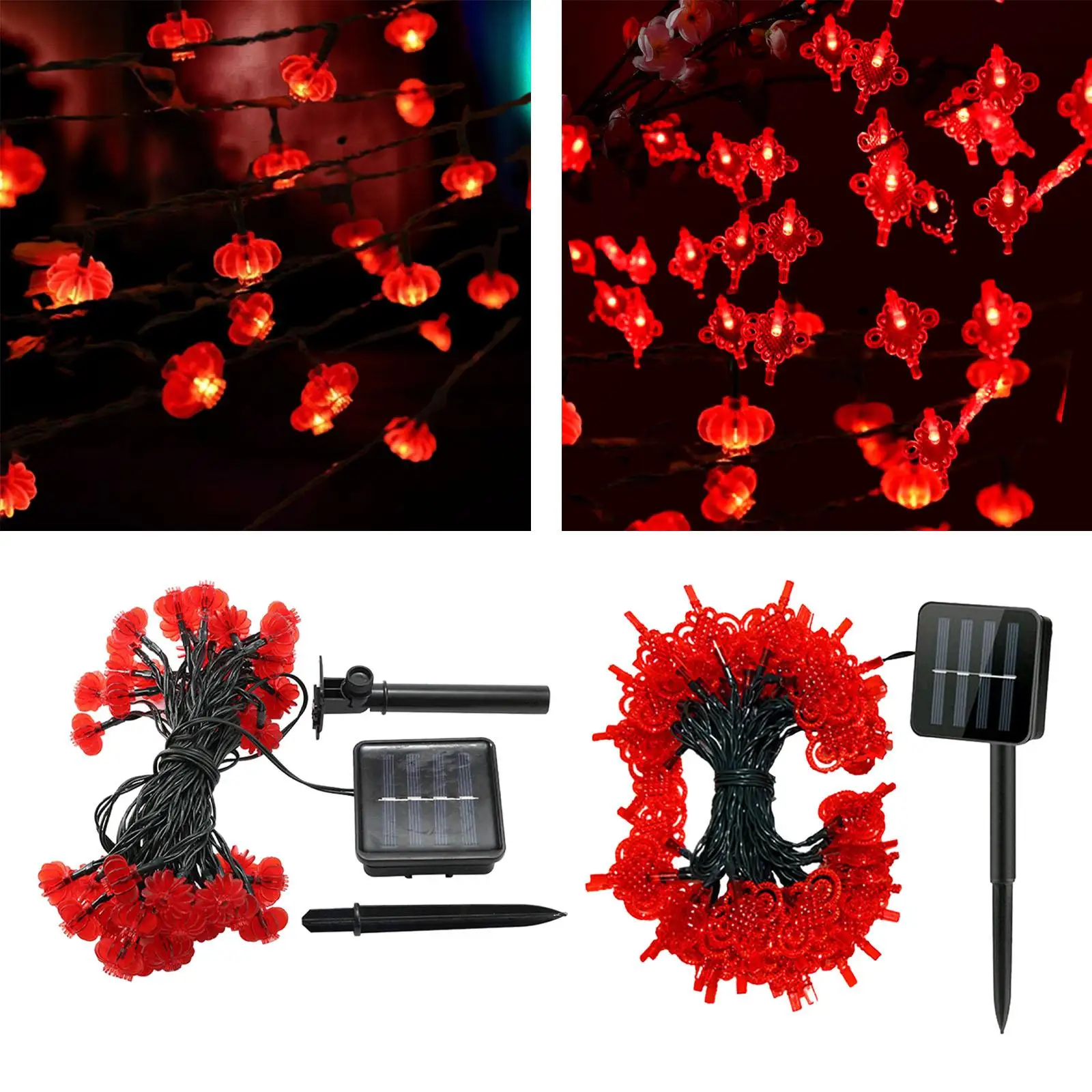 Solar Powered Festival Decorative String Lights Outdoor Hanging Lights Landscaping for Front Door Deck Garden Porches Party
Solar Powered Festival Decorative String Lights Outdoor Hanging Lights Landscaping for Front Door Deck Garden Porches Party