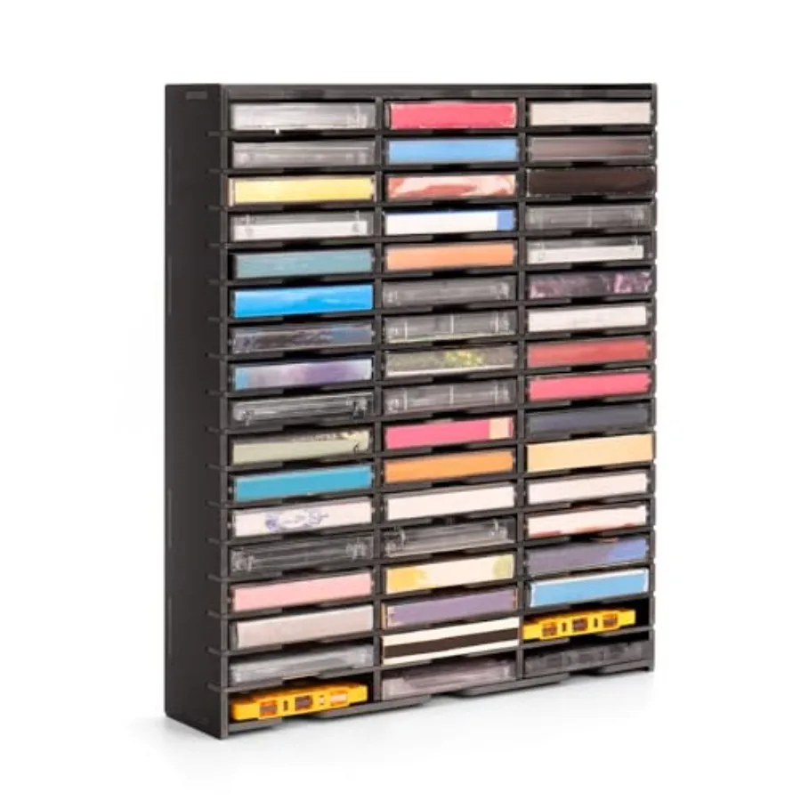 51-Slot Cassette Tape Storage Desktop Rack Audio Tape Organizer Wall-Mounted Cassette Holder
51-Slot Cassette Tape Storage Desktop Rack Audio Tape Organizer Wall-Mounted Cassette Holder