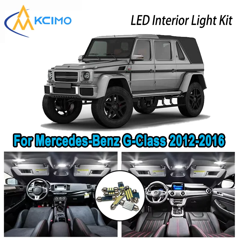 High-Quality LED Interior Kit for Mercedes-Benz G-Class W463 MK3 2012-2016 Premium Error-Free Dome Map Trunk Automotive Lamps
High-Quality LED Interior Kit for Mercedes-Benz G-Class W463 MK3 2012-2016 Premium Error-Free Dome Map Trunk Automotive Lamps