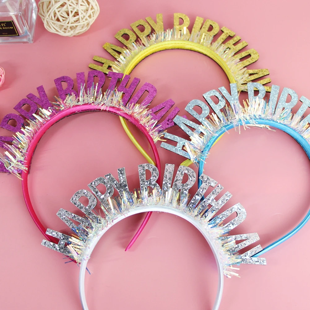2Pcs Sparkling Birthday Hair Band Comfortable Lightweight Birthday Party Hair Clasp Kids Party Decoration Adorable Headdress
2Pcs Sparkling Birthday Hair Band Comfortable Lightweight Birthday Party Hair Clasp Kids Party Decoration Adorable Headdress