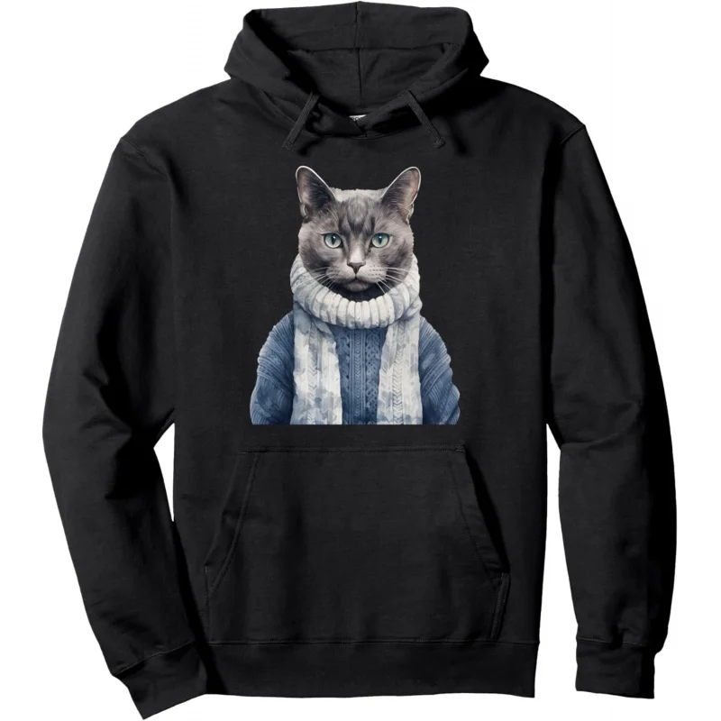 Christmas Men's and Women's Sports Leisure New Fashion Long Sleeve Winter Printed Cat Love Hoodie Black
Christmas Men's and Women's Sports Leisure New Fashion Long Sleeve Winter Printed Cat Love Hoodie Black