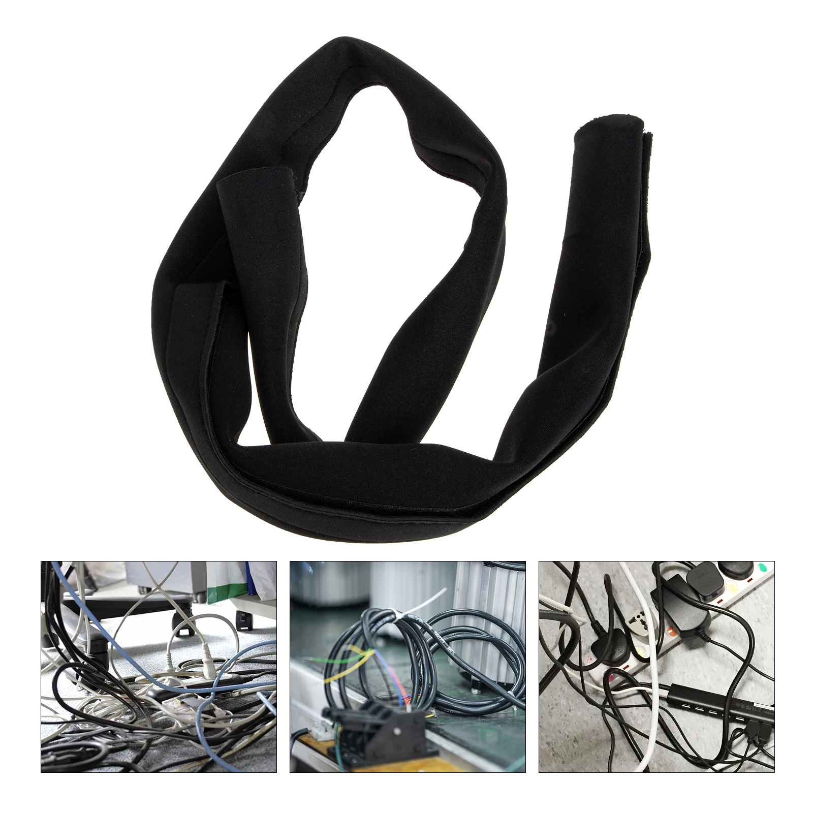 Flexible Cable Management Sleeve Neoprene Cord Organizer For Computer Wires Usb Data Cables Desk Under Table Office Home 
Flexible Cable Management Sleeve Neoprene Cord Organizer For Computer Wires Usb Data Cables Desk Under Table Office Home