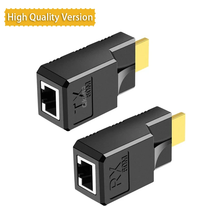 1080P 60M HDMI Ethernet Extender Converter Over Rj45 Cat6 Cable Video Transmitter Receiver Adapter for PC Loptop To TV Monitor
1080P 60M HDMI Ethernet Extender Converter Over Rj45 Cat6 Cable Video Transmitter Receiver Adapter for PC Loptop To TV Monitor