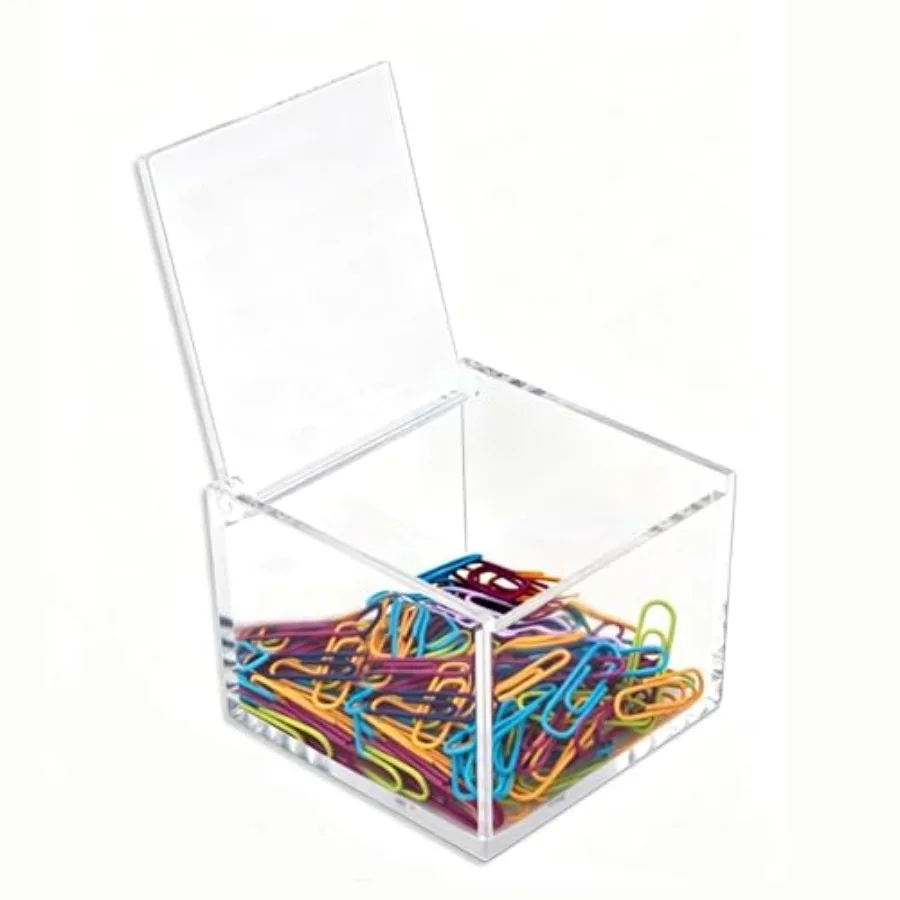 Acrylic Box Boxes with Hinged Lid Transparent Display Square Cube Storage Organizer Containers for Birthday Wedding Graduation
Acrylic Box Boxes with Hinged Lid Transparent Display Square Cube Storage Organizer Containers for Birthday Wedding Graduation