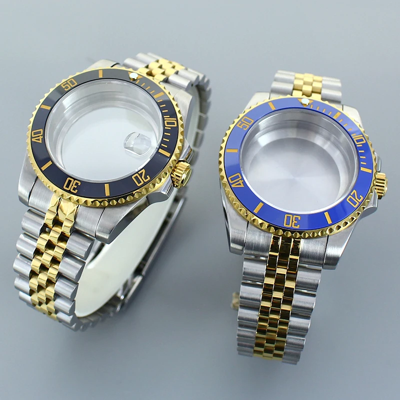 40MM watch Cases nh35 Sapphire Crystal For NH35 NH36 NH34 8215 2824 Movement Case Jubilee bands Submariner GMT Case Repair Parts
40MM watch Cases nh35 Sapphire Crystal For NH35 NH36 NH34 8215 2824 Movement Case Jubilee bands Submariner GMT Case Repair Parts