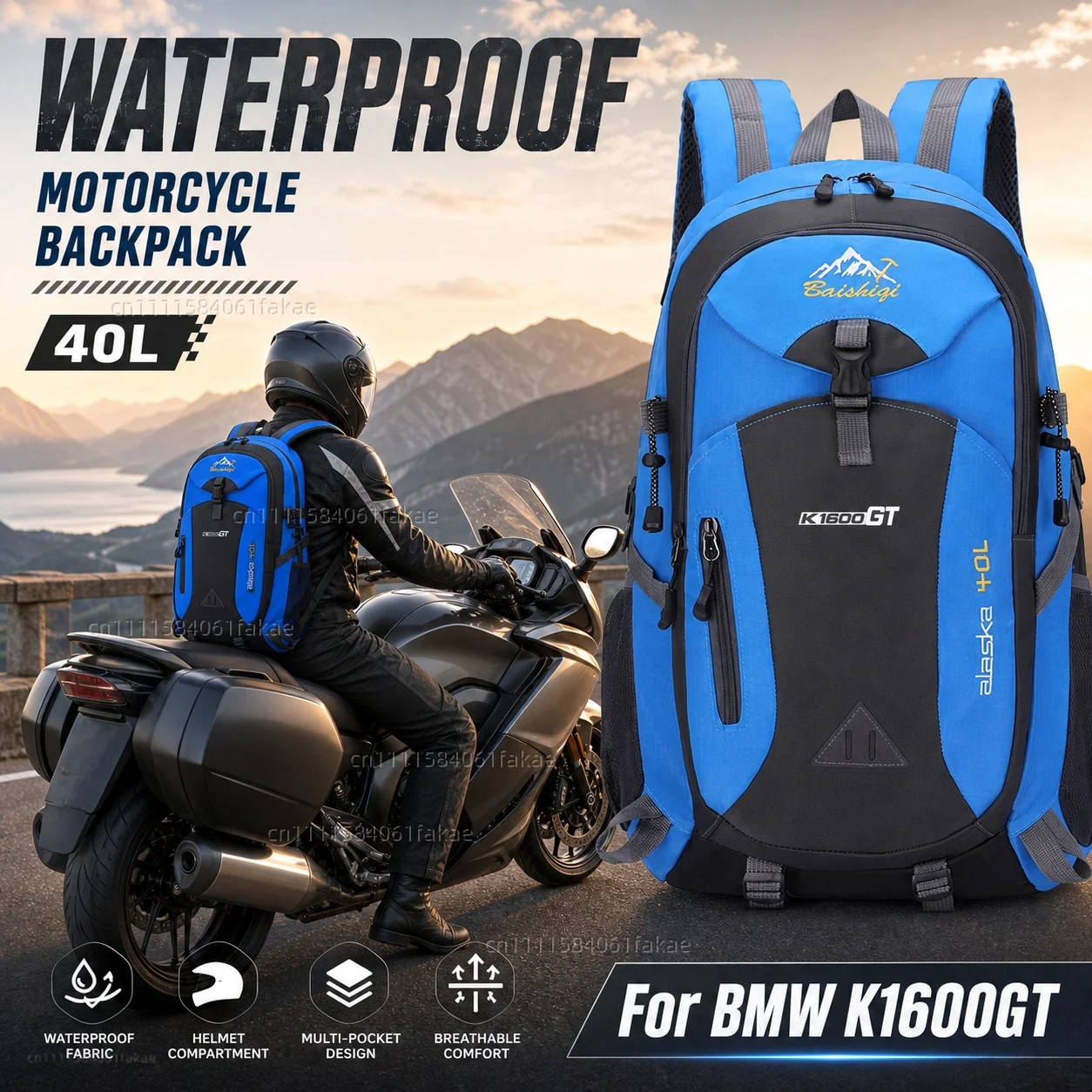 For BMW K 1600GT K1600 GT K 1600 GT 2016-2021 Motorcycle Backpack 40L Waterproof Travel Backpack Outdoor Hiking Camping Daypack
For BMW K 1600GT K1600 GT K 1600 GT 2016-2021 Motorcycle Backpack 40L Waterproof Travel Backpack Outdoor Hiking Camping Daypack